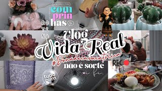 BANHEIRO PRONTO ✨️🚿 FALTAM AS FRESCURAS 😅 PLANTAS DE MENTIRA E COMPRINHAS SHOPEE VLOG DE FÉ E ROTINA