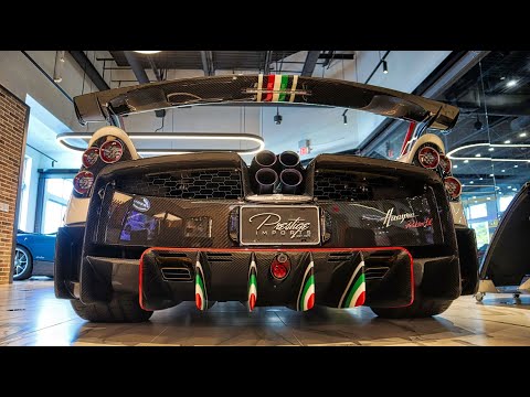 Pagani Huayra BC vs Pagani Huayra Roadster Tempesta at Prestige Imports Miami