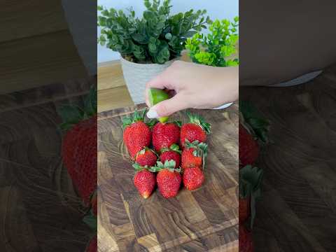 Mezcla fresas con limón!!! #dicas #recetas #salud #recetasfaciles #viral #shortsviral