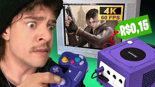 JOGUEI DIRETAMENTE DO CONSOLE ANTIGO A MELHOR VERSÃO DO RE 4