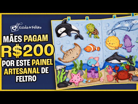 Mães Pagam R$ 200 Por Este Painel Artesanal De Feltro
