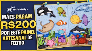 Mães Pagam R$ 200 Por Este Painel Artesanal De Feltro