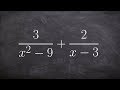 Finding Least Common Denominators
