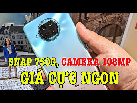 (VIETNAMESE) Redmi Note 9 Pro 5G camera 108MP, Snap 750G với mức giá khó tin