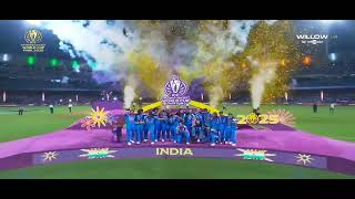Congratulations to Teamlndia on creating history by winning their maidenICC Women'sCricket World Cup