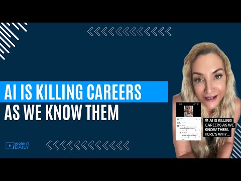 AI IS KILLING CAREERS AS WE KNOW THEM