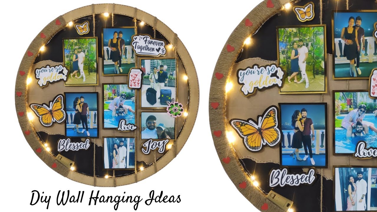 Photo Wall Hanging | Wall Hanging Gift Ideas | DIY Wall Hanging Ideas | Crafteholic?