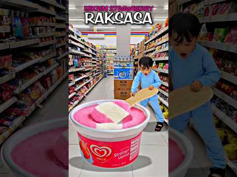 Apa❗Adik Makan Eskrim Raksasa❗ Begini Cara Buatnya❗#editing #tutorial