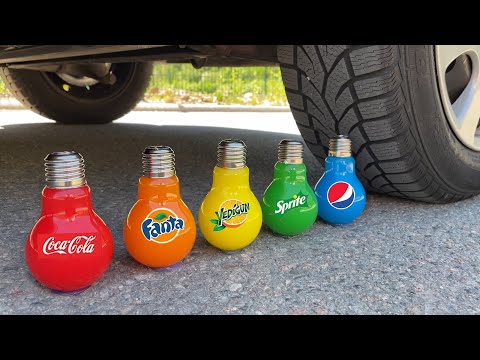 Experiment Car vs Coca, Sprite, Fanta and Mentos | Crushing Crunchy & Soft Things by Car