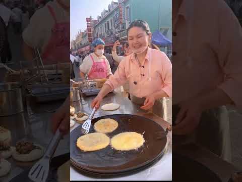 Golden Pan-Fried Scallion Buns - Juicy Pork Filling, Just ¥5👏👏