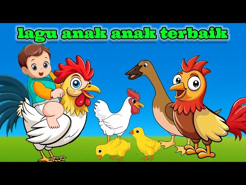 Lima Ayam Nakal || Si Ayam Lucu || Lagu Anak Anak || Animasi Ayam Dan Bebek