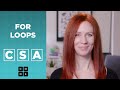 Understanding For Loops