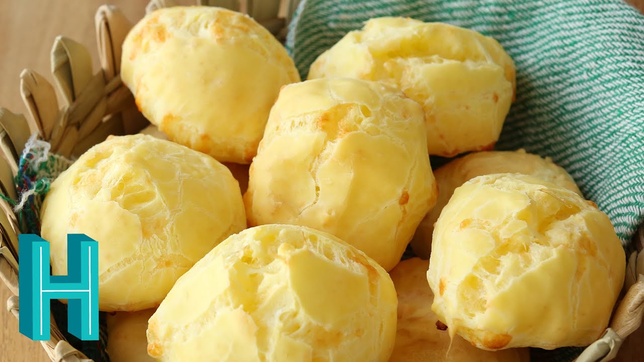How to Make P-o de Queijo - Brazilian Cheese Bread - Hilah Cooking