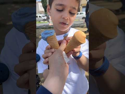 Küçük dondurma 🤣🍦🤣#funny #shorst #cutebaby #kesfet #cute #baby #icecream