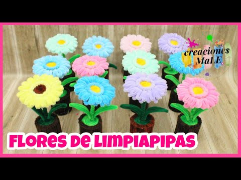 FLORES DE LIMPIAPIPAS || DIY