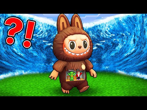 EPIC TSUNAMI vs. Mikey & JJ Doomsday Bunker in LABUBU - Minecraft (Maizen)