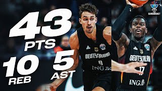 Franz Wagner (22 PTS) & Dennis Schröder (21 PTS) Fill It Up | FIBA EuroBasket 2025 | August 27, 2025