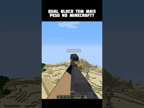 O que é mais pesado minecraft ft @elvitoso