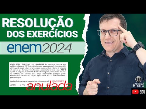 ENEM 2024 RESOLUÇÃO dos EXERCÍCIOS – (QUESTÃO 124 Caderno VERDE) ANULADA Um estudante comprou uma c