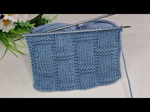 Kolay iki şiş örgü model anlatımı ✅️Eays crochet knitting patterns