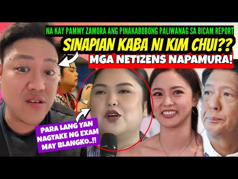 PAMMY ZAMORA SUMAGOT sa BLANGKO ng BICAM REPORT MARAMING NAPAMURA! SINAPIAN DAW ni KIM CHUI! GRABE!