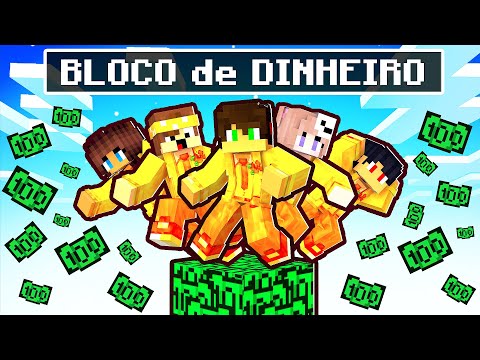 PRESO EM UM BLOCO de DINHEIRO no Minecraft