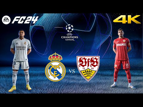 FC 24 - Real Madrid vs. VfB Stuttgart | UEFA Champions League | 4K