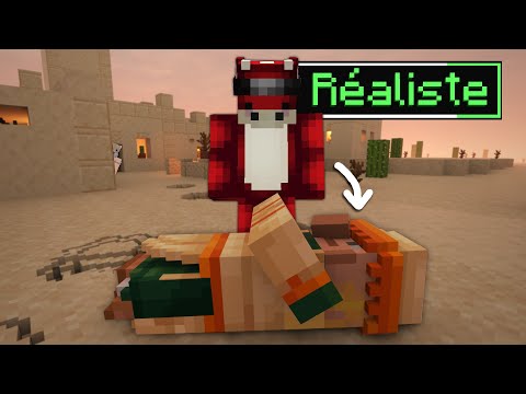 J'ai été enfermé dans un MINECRAFT très Réaliste.. (étrange)