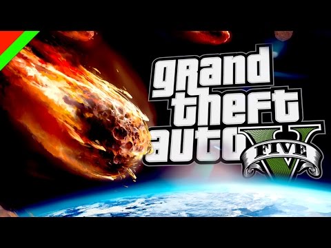 มหาวิบัติวันอุกกาบาตล้างโลก - Grand Theft Auto V Meteor Mod (GTA V,ตลก,ฮาๆ)