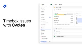 Timebox work items and track progress with Cycles in Plane