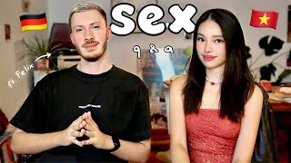 Bạn Trai Đức Trả Lời Những Câu CỰC NHẠY CẢM Về Sex Con Gái Ngại Hỏi