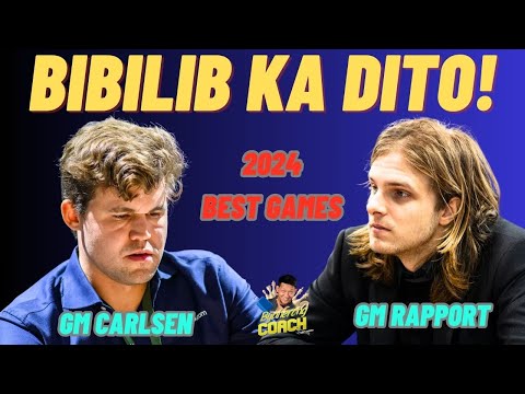 THIS IS WHY MAGNUS IS NO.1! IBANG LEVEL TALAGA! Carlsen vs Rapport! Best Games 2024