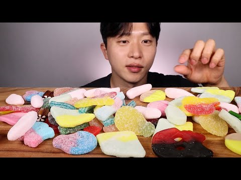 이게 모지? 스웨디시 젤리 먹방! ASMR MUKBANG SWEDIES JELLY