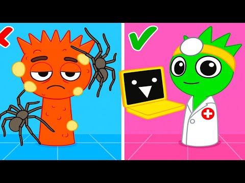 Sprunki Emergency! 🚑📦 DIY Mini Hospital Craft Adventure! ✂️✨