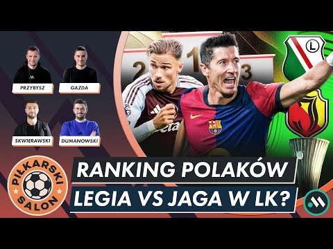 LEGIA VS JAGIELLONIA W LIDZE KONFERENCJI? RANKING POLSKICH PIŁKARZY ZA 2024 ROK