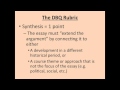 DBQ Essay Preparation and Requirements