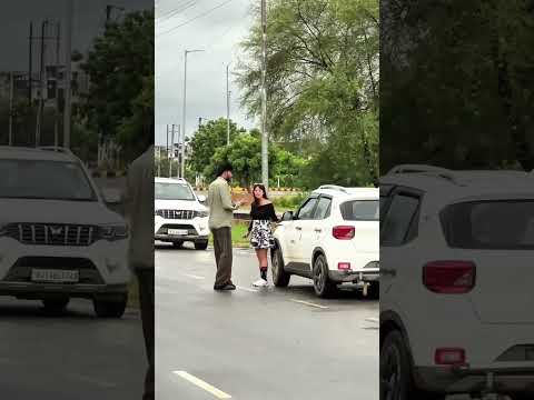 girl  reaction😂💖 #trandingreaction #funny #automobile #trending #shortvideos #yt