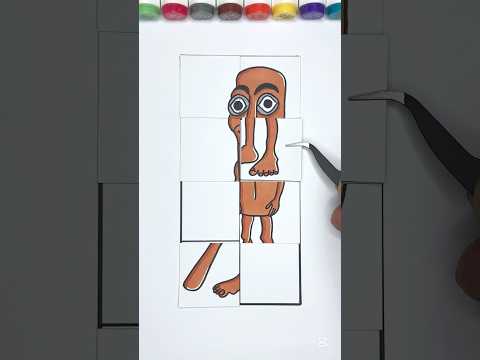 Tung Tung Tung Sahur Amazing Puzzle Craft Challenge ❤️🧩🎨 #ytshorts #tungtungtungsahur #trending