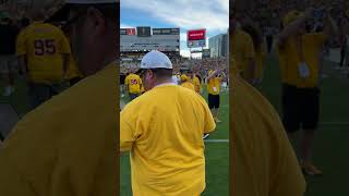 ASU - Rush the field after beating Texas Tech 2025 - Sun devils win in Tempe, Arizona