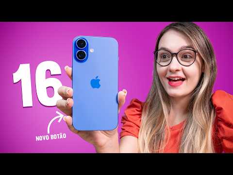 CHEGOU! IPhone 16 realmente MUDOU! Primeiras impressões