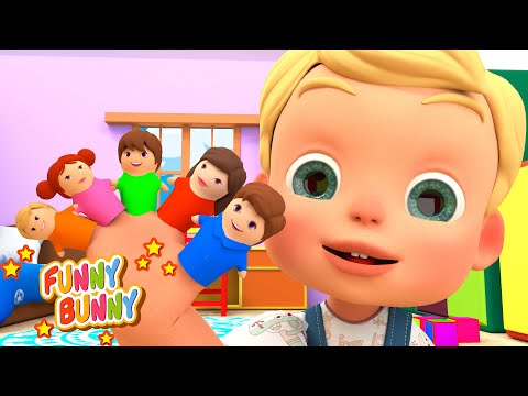 Five Finger Family Song - Funny Bunny Nursery Rhymes & Kids Songs Compilation