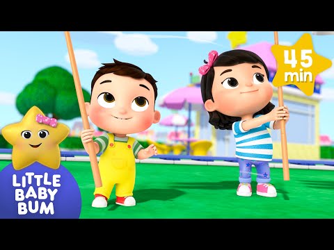 Family Fishing Trip | Little Baby Bum | 🚌Wheels on the BUS Songs! | 🚌Nursery Rhymes for Kids