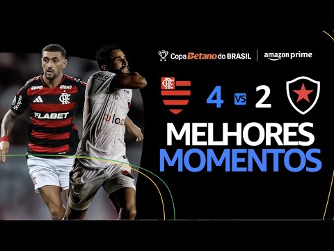 FLAMENGO 4 x 2 BOTAFOGO-PB | MELHORES MOMENTOS | 3ª FASE COPA DO BRASIL 2025