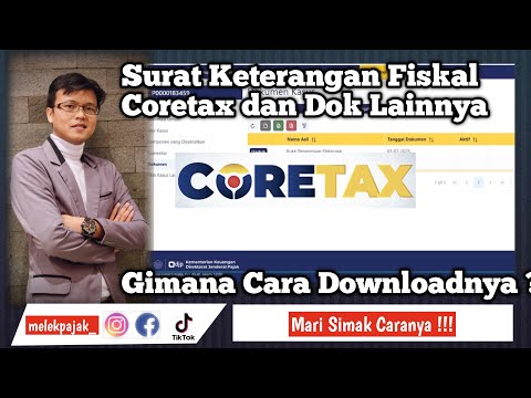 Cara Download Surat Keterangan Fiskal di Coretax
