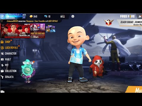 IPIN BOTAK MASUK GAME FREE FIRE!!! GAME LUCU FF