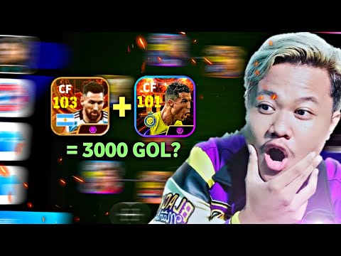 WOW!! GUA HITUNG JUMLAH GOL STRIKER GUA DI EFOOTBALL 2025 MOBILE!! TEMBUS 3000 GOL??