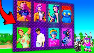 Encontré Los Portales de K-Pop Demon Hunters en Minecraft 😨