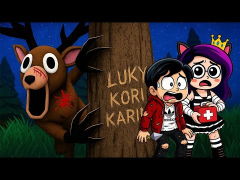 ME CONVERTI en ASESINO con MI FAMILIA en 99 Noches en el Bosque Roblox!