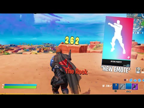 IN DA GETTO 💃 (Fortnite Montage) *NEW IN DA PARTY EMOTE*