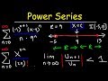Power Series and Convergence Tests